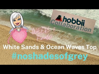 #noshadesofgrey week 5 finale! White Sands & Ocean Waves Top