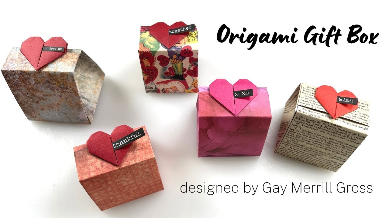 Simple Folded Gift Box by Gay Merrill Gross