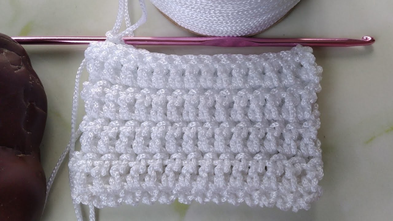 Thermal in double crochet stitch