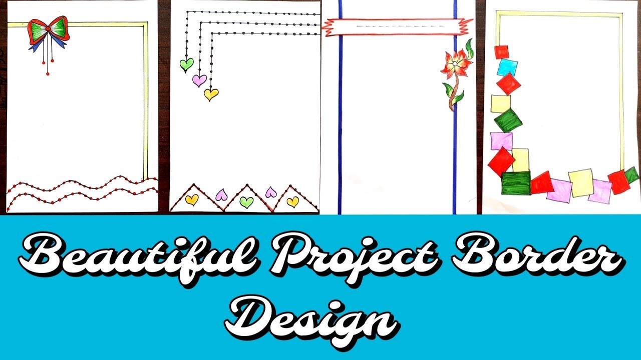 Amazing Assignment Border Design.Video#520.Art&Craft