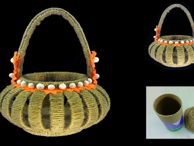 Amazing House Decoration Basket Desing Idea | Basket Desing Crafts Idea | Decoration Basket Crafts