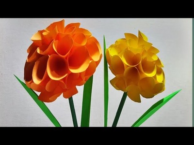 Amazing paper flower - diy paper craft - easy paper flower #paperflower #flowermaking #diy