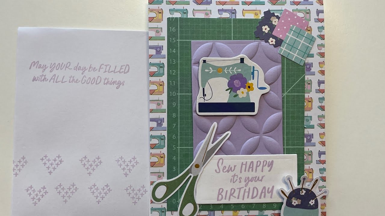 Crafters Card Kit that will make you “Sew Happy”! #spellbindersclubkits