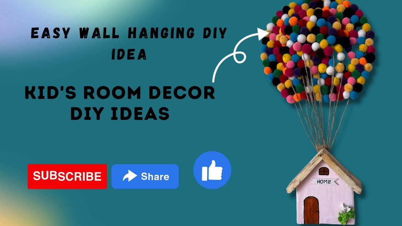 CUTE DIY FOR KID'S???? ROOM DECORTION ????| WALL HANGING DIY IDEA #diy #homedecor #subscribe #cardboard