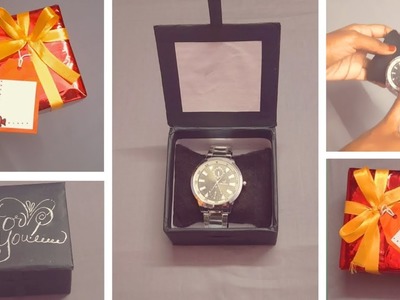DIY Cardboard Watch Box| How to make Watch Gift Box| DIY Cardboard Gift Box
