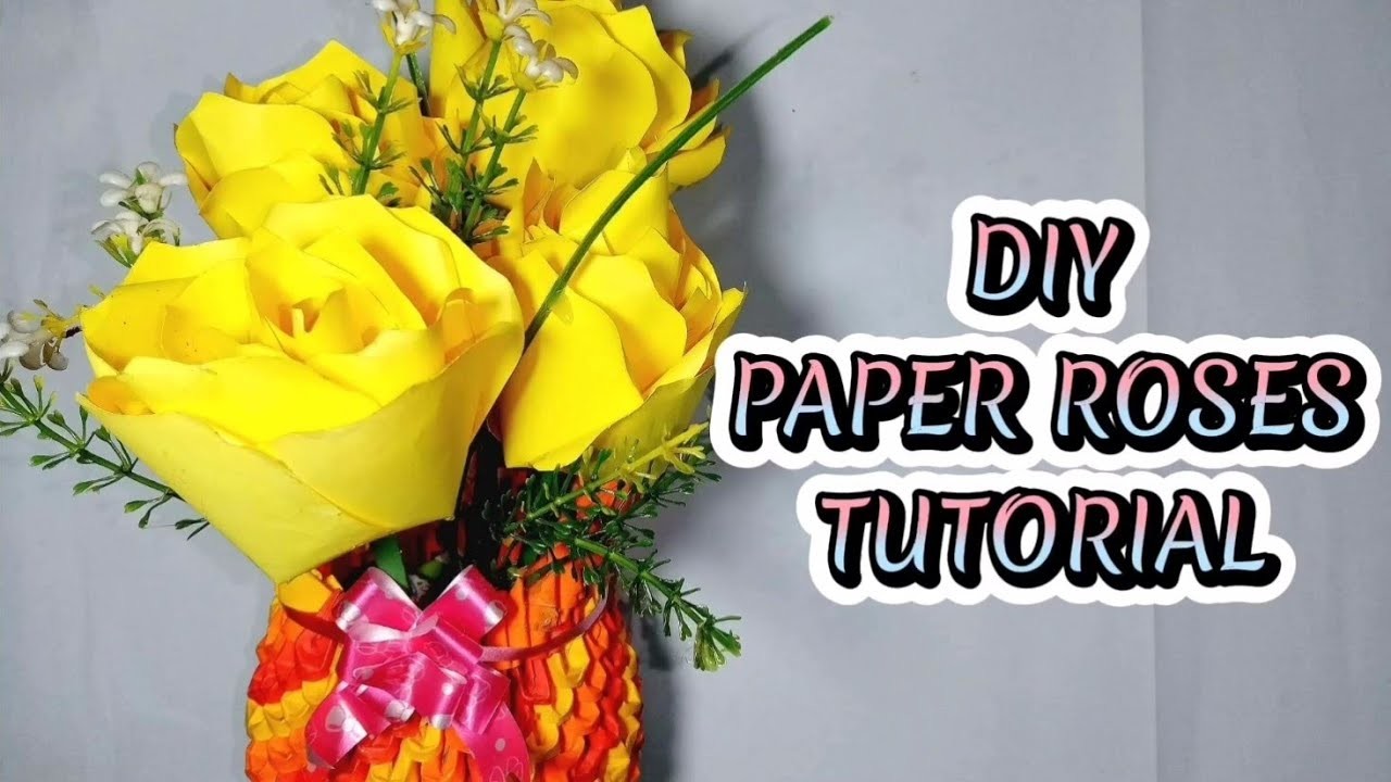 ❤️DIY❤️Easy Paper Roses for Valentine's Day (Tutorial) ❤️ #SBArtsAndCrafts