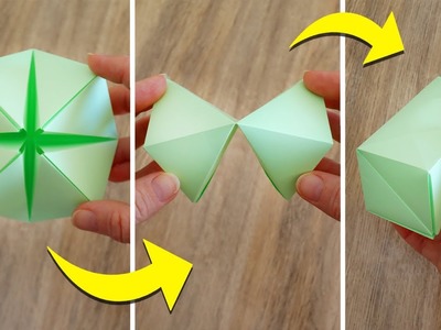 DIY How to make a moving paper flexagon (anti-stress)