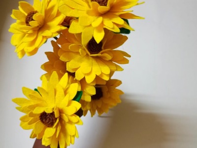 DIY || How to Make Felt Paper Flowers