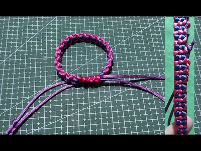 Easy Macrame Bracelet Tutorial For Beginners - Simple DIY Rope Bracelet - Simple Macrame Tutorial