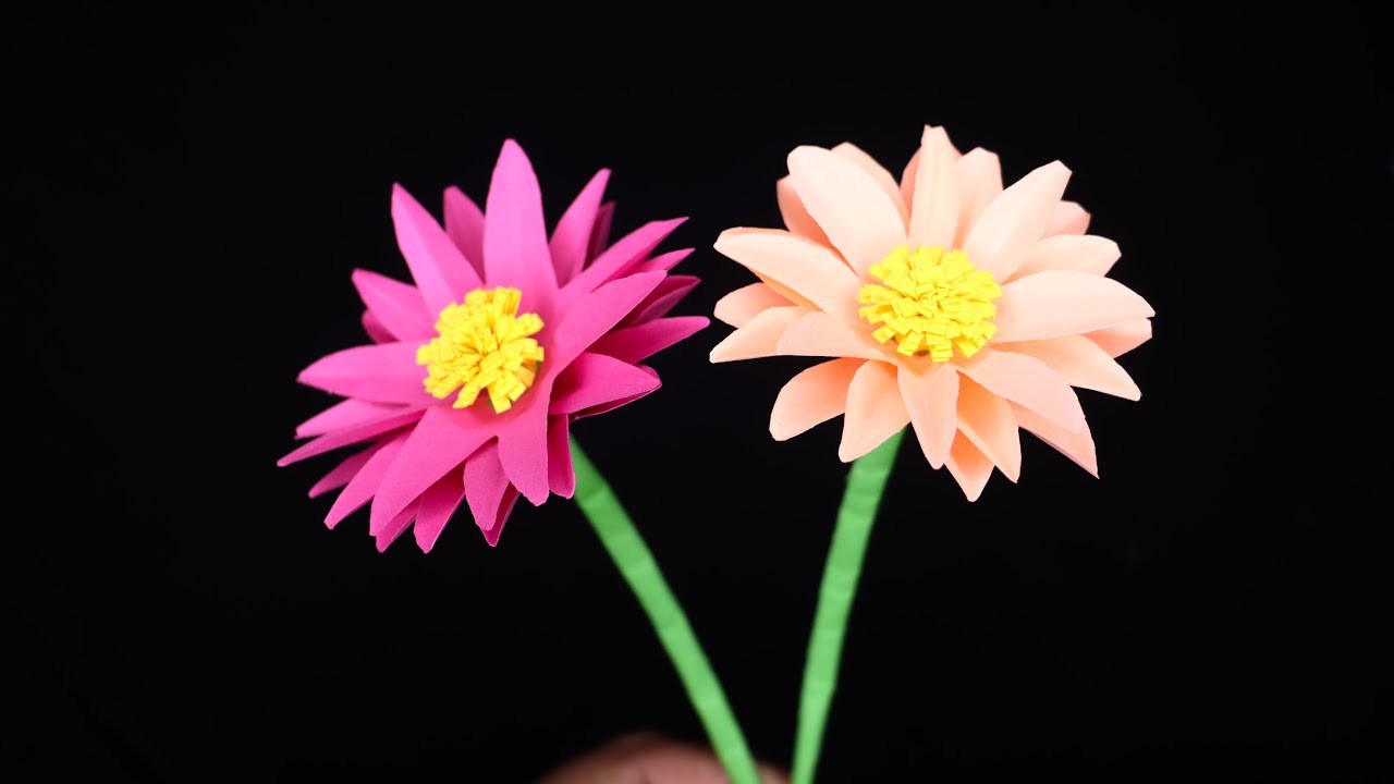 Easy Paper Flower । Paper Crafts For School । Paper Craft Flowers।