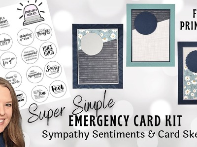 Emergency Card Sympathy Kit FREE PRINTABLE