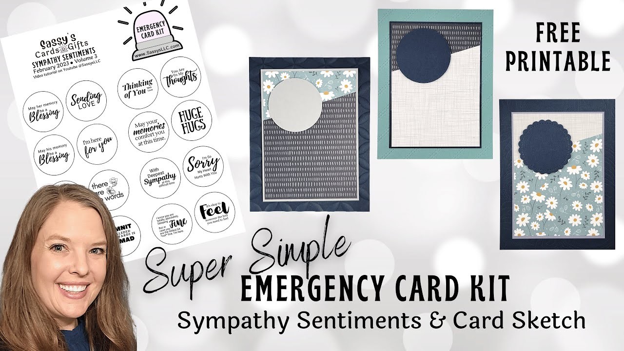 Emergency Card Sympathy Kit FREE PRINTABLE
