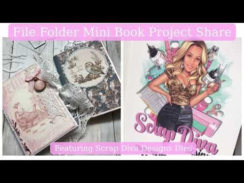 File Folder Mini Book Project Share featuring @ScrapDiva29 dies