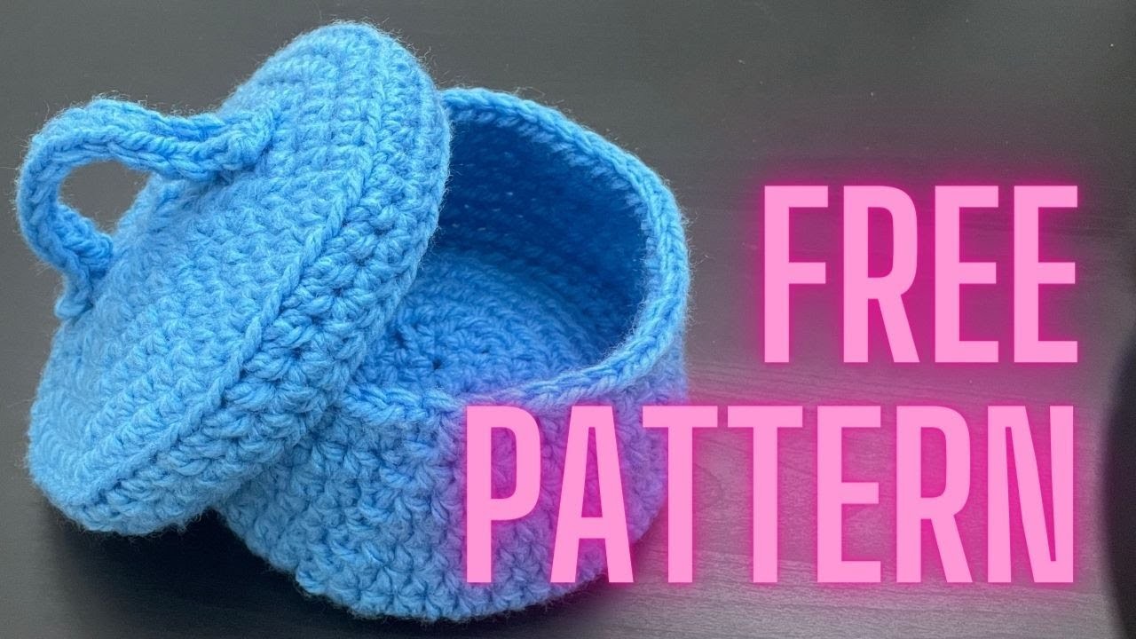 Free Pattern of Crocheting a Mini Storage Bin