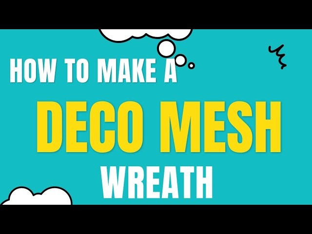 How To Make A Deco Mesh Wreath @stillwaterswreathdesigns #wreathmaking #diycrafts #easywreath