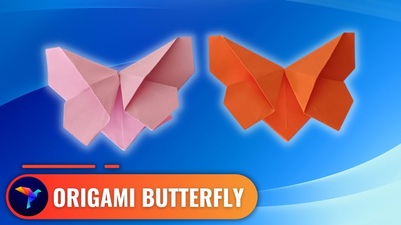 How To Make A Paper Origami Butterfly @paperorigamicrafts