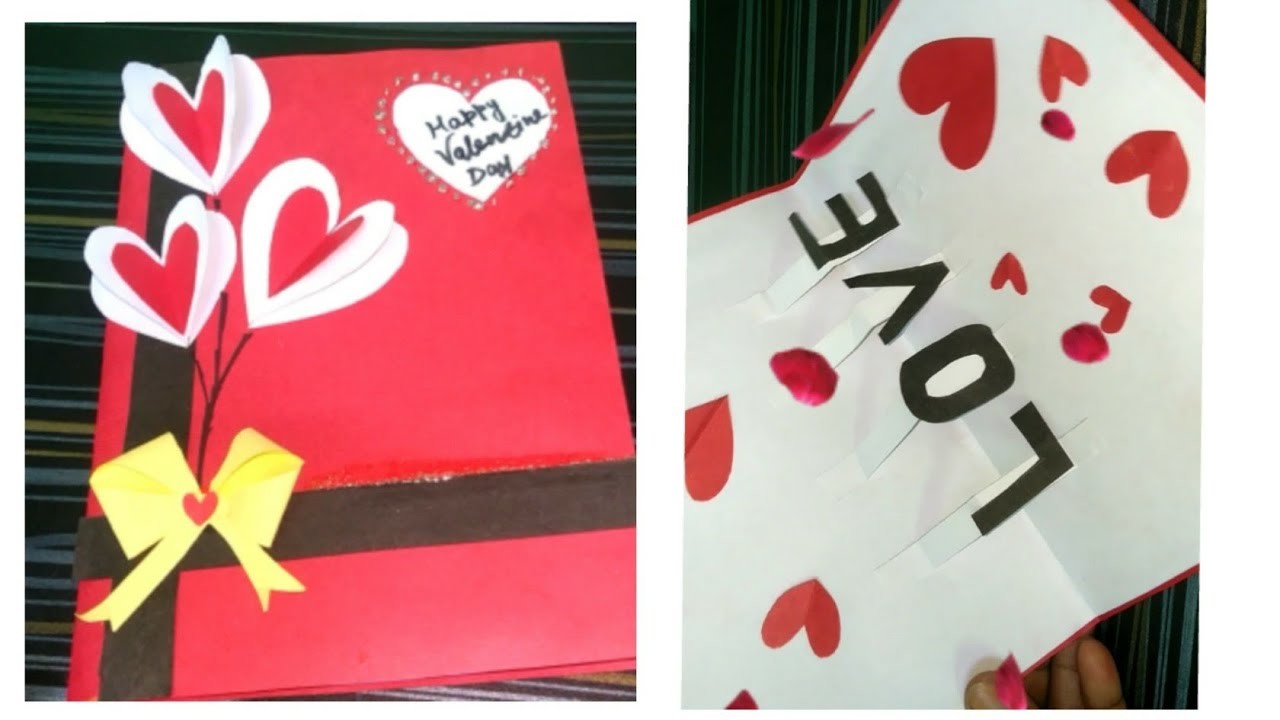How to make a Valentine's Day card ???? ♥ #Valentine's Day craft  #paper craft @infinitedreams3035