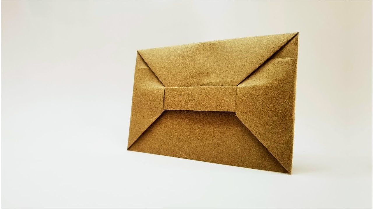 How to Make an Easy Origami Envelope. Origami Paper Crafts