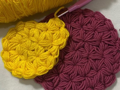 How to make beautiful crochet jasmine flower #stepbysteptutorial #jasmineflowerblanket, cardigan etc