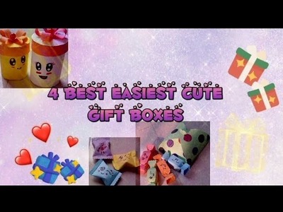 How to make gift box|how to make gift box with paper|easy gift box|paper craft|Tonu's Art and Craft