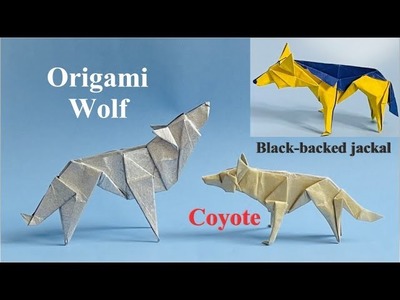 How to make Origami Wolf, Cayote, Jackal