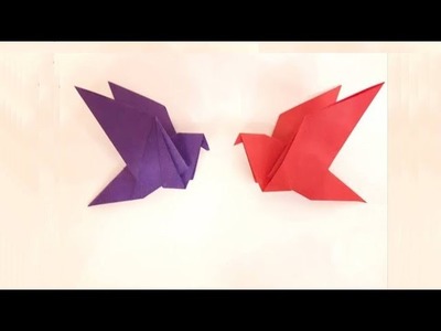 How To Make Paper Bird | Paper Se  Bird Banane Ka Aasan Tarika | Easy Origami Bird