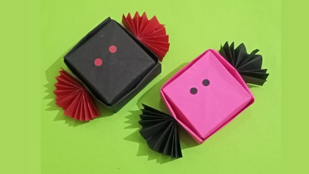 How to make paper candy box.Gift Box.DIY Gift Box Idea.