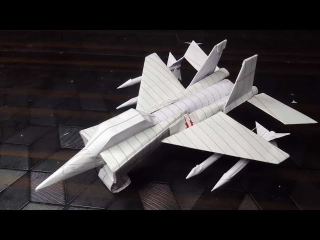 How to make paper fighter jet