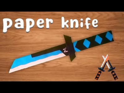 How to make paper knife
