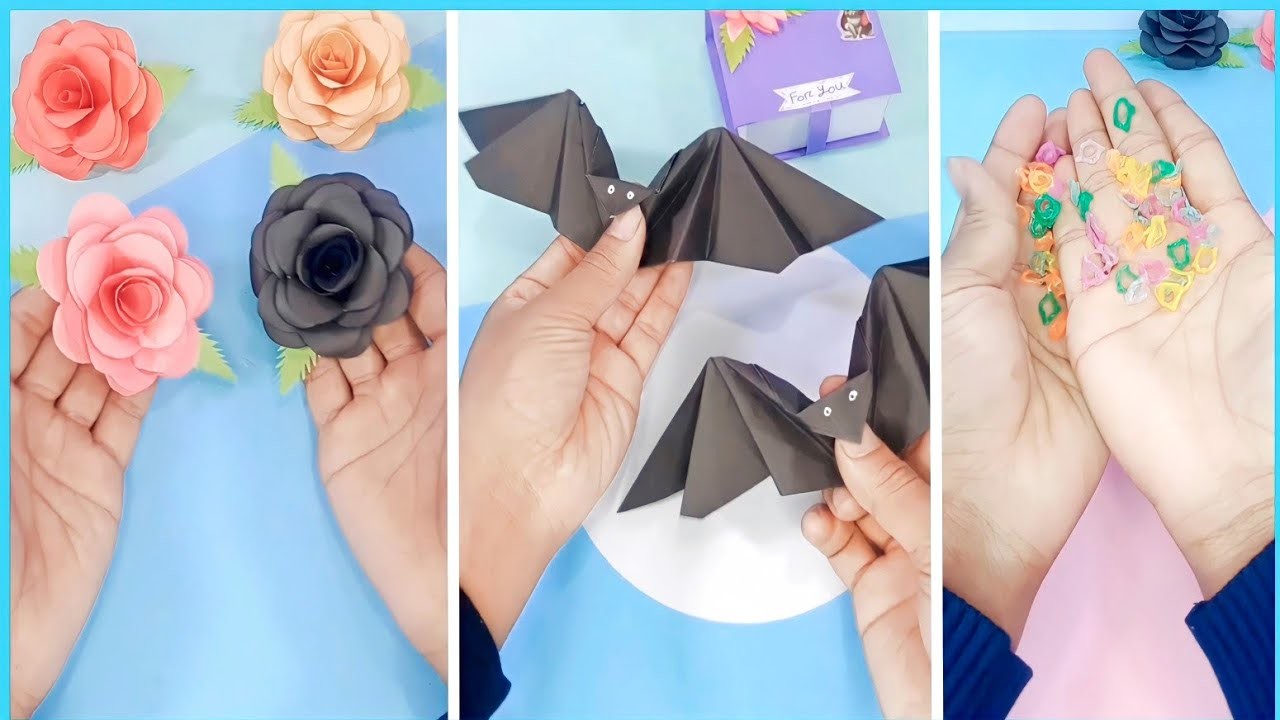 How to make rose. Paper craft. How to make bracelet. Dly paper idea.