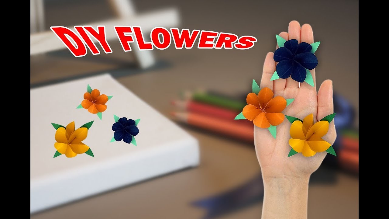 Making paper flowers | Origami flowers | Artover