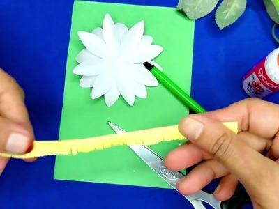 ???? Origami Daisy ????   Easy way to make a Common Daisy flower!