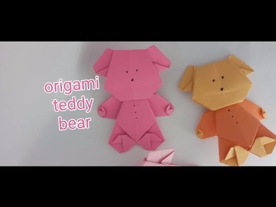 Origami teddy bear #how to make origami teddy bear #diy paper #art