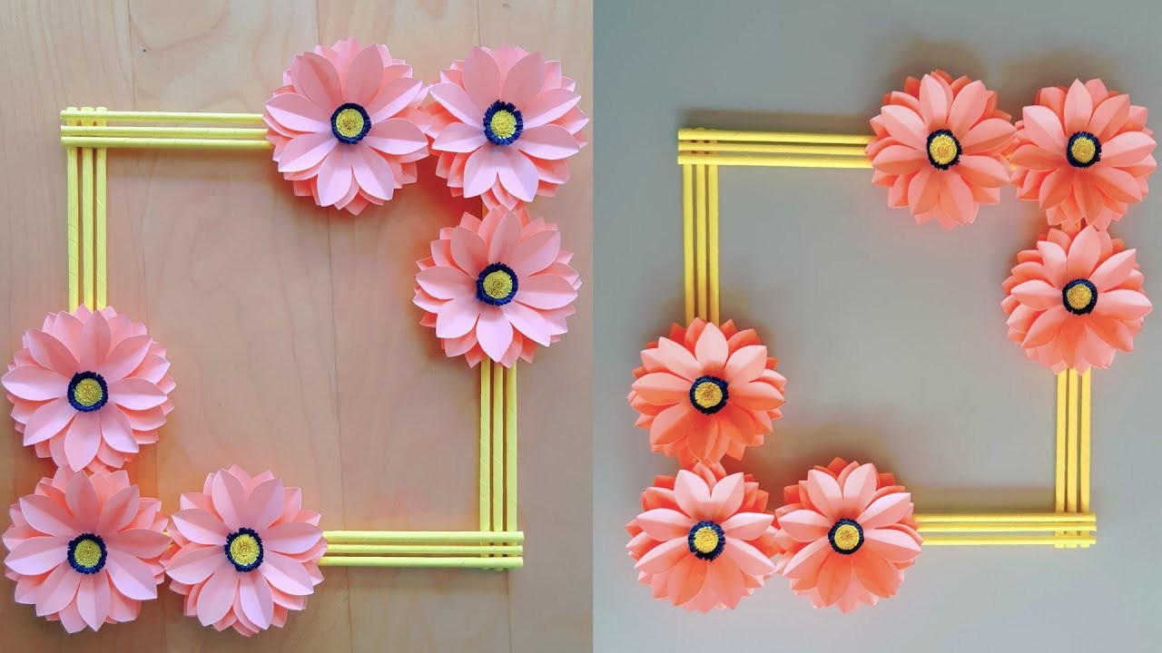 Paper Wallmate | Paper Wall Hanging craft ideas | Paper craft | VS Crafts