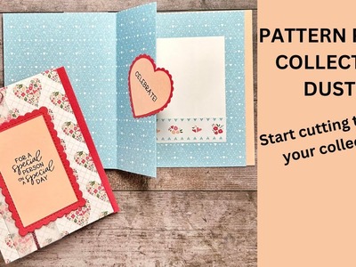 Pattern Paper Collecting Dust?  Here’s a way to start cutting through your collection #patternpaper