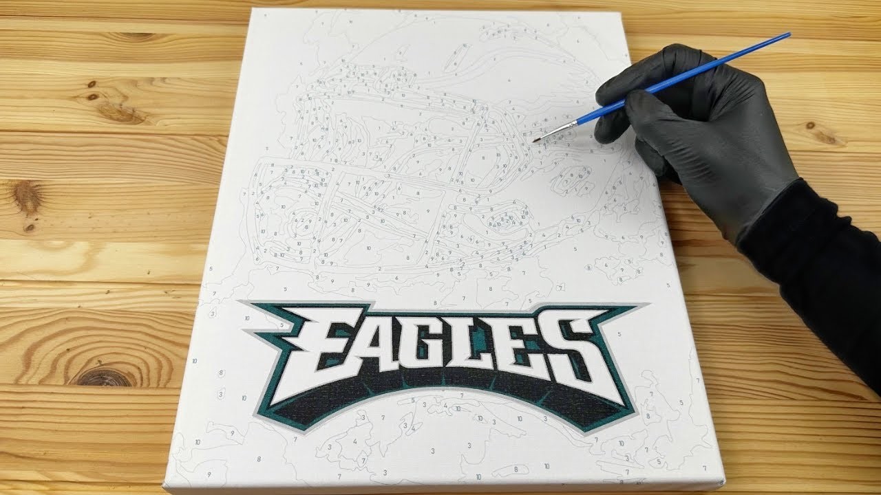 Philadelphia Eagles | Paint By Numbers | Craft Kit