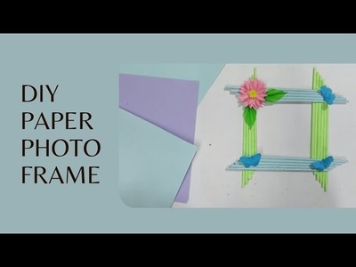 Photo frame making at home| easy diy tutorial | home decor