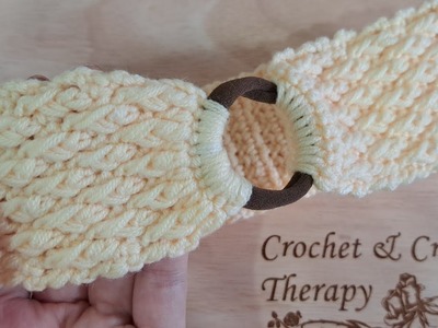 Pretty! ????????Super easy DIY crochet headband. Pattern for beginners. Step by step crochet.