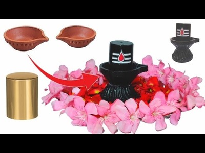 Shivaratri craft ideas|How to make shivaling |old Diya craft ideas |last minute craft ideas|