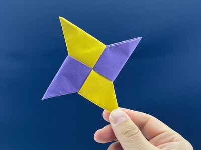 Simple Paper Ninja Star - Easy Paper Craft