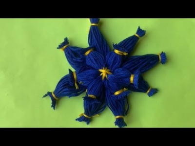 So pretty!superb flower making idea using cotton buds,Amazing hand step by step