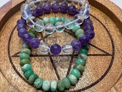 Turn Crystal Beads to Bracelet 3