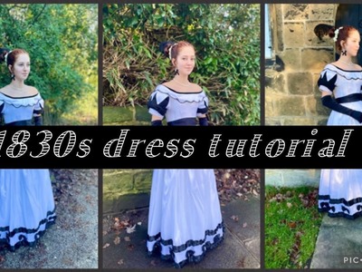 1830s dress tutorial!