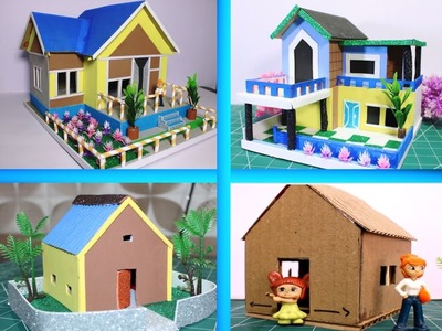 4 Amazing ???? Cardboard House | Awesome House | DIY Craft House