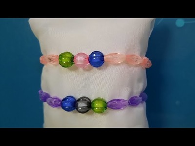 An easy way to make an aesthetic beaded bracelet