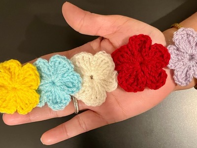 BEAUTIFUL AND PRETTY COLOURFUL CROCHET FLOWER ????????????| Fun and lovely crochet design