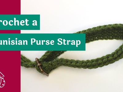 Crochet A Tunisian Purse Strap