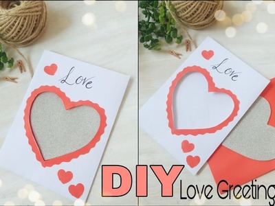 DIY greeting card for Love. Handmade greeting card ❤️