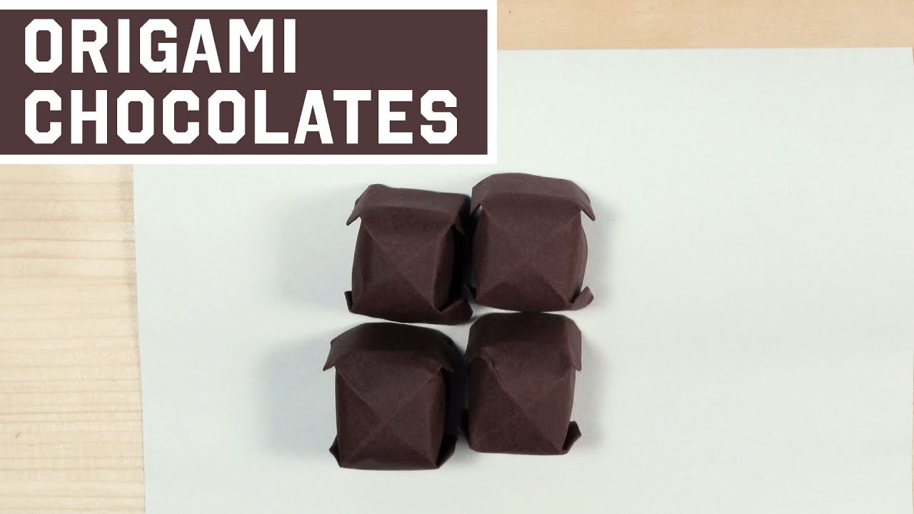DIY How to Make Origami Chocolates | Easy