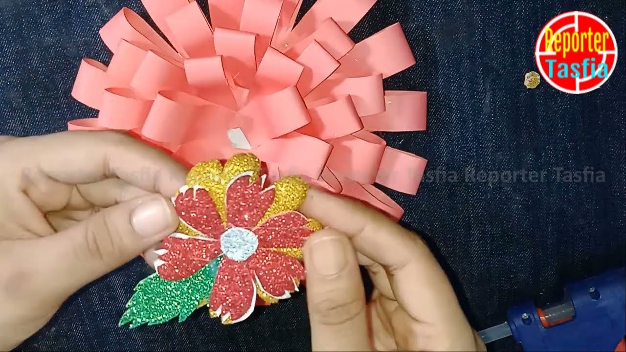 Easy Rongaon flower making tutorials | Reporter Tasfia